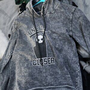 Cropped reaper hoodie